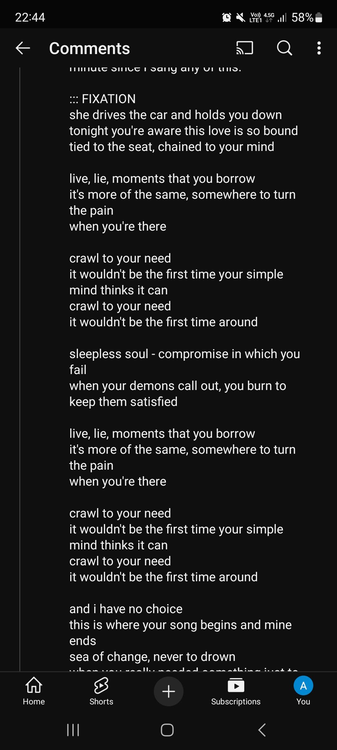 Crownevict – Fixation Lyrics